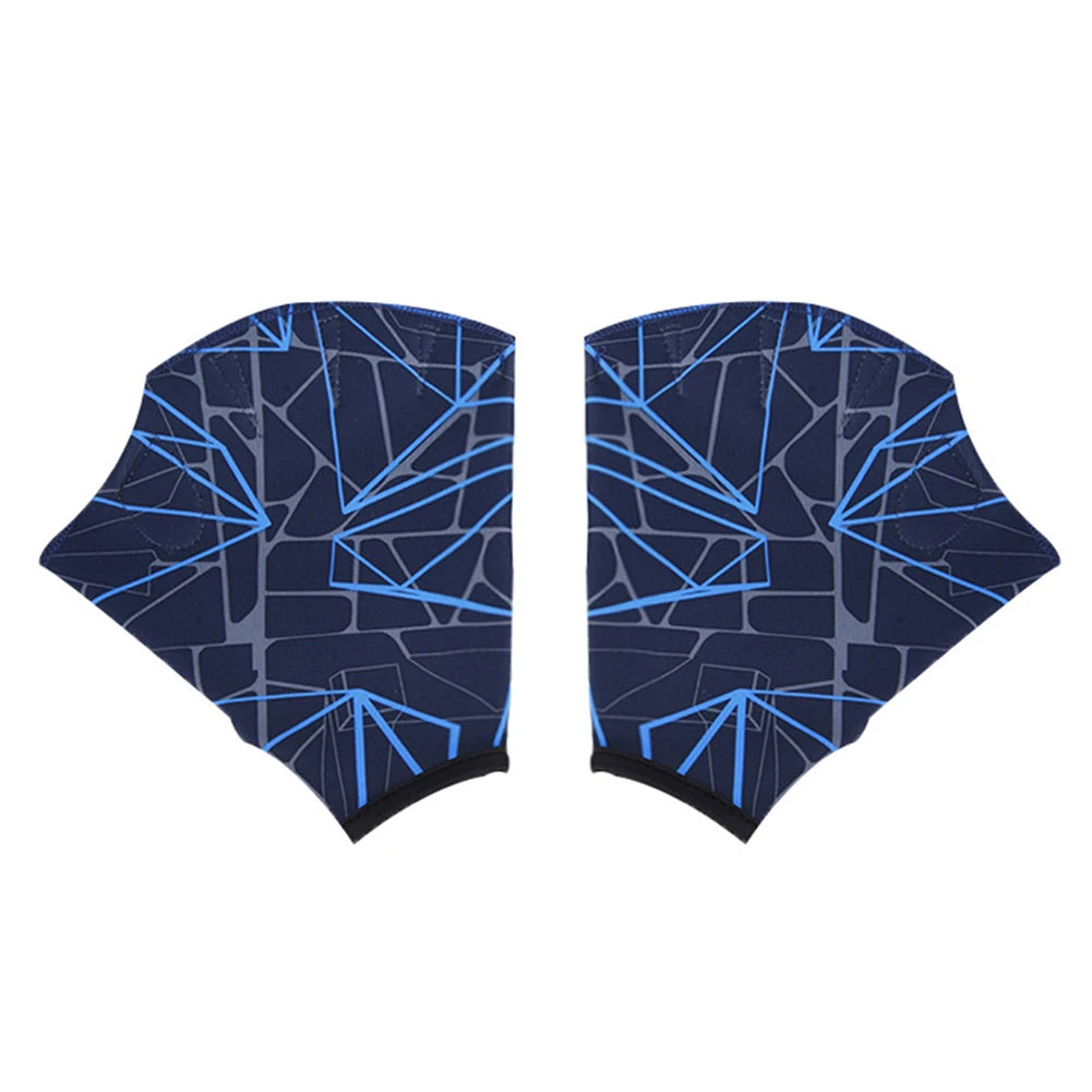 2x Schwimm-Handflossen Schwimmflossen Finger Schwimmhäute Damen Herren Paddel Wassersport Handschuhe fürs Schwimmtraining Schwimmhandschuhe