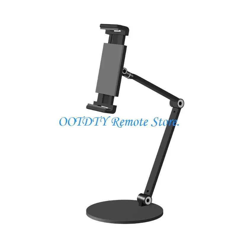 Heavy Duty Aluminum Tablets Stand With Rotating Base Ergonomic Support For Watching Movie And Reading Books