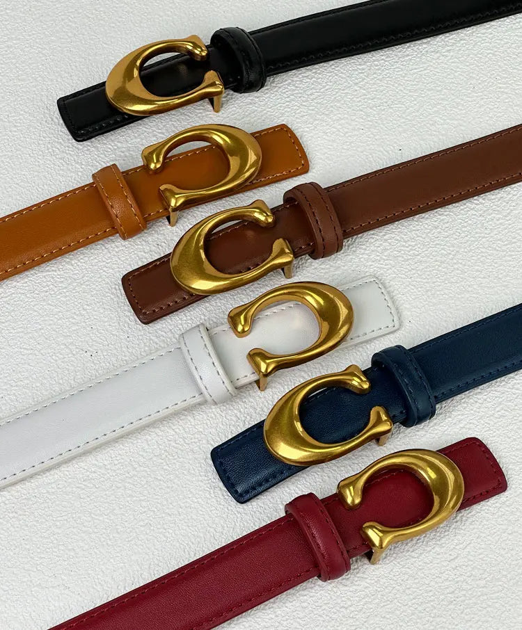 Vintage Spicy Girl High-End Women's Belt Versatile Fashion Accessory for Jeans And Dress Pants Temperament Niche Style