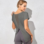 Einfarbige Damen Fitness Yoga Shirts Ärmellose Yoga Tank Tops Sexy Workout Schnell Trocknende Sportweste Damen Lauf T-Shirt
