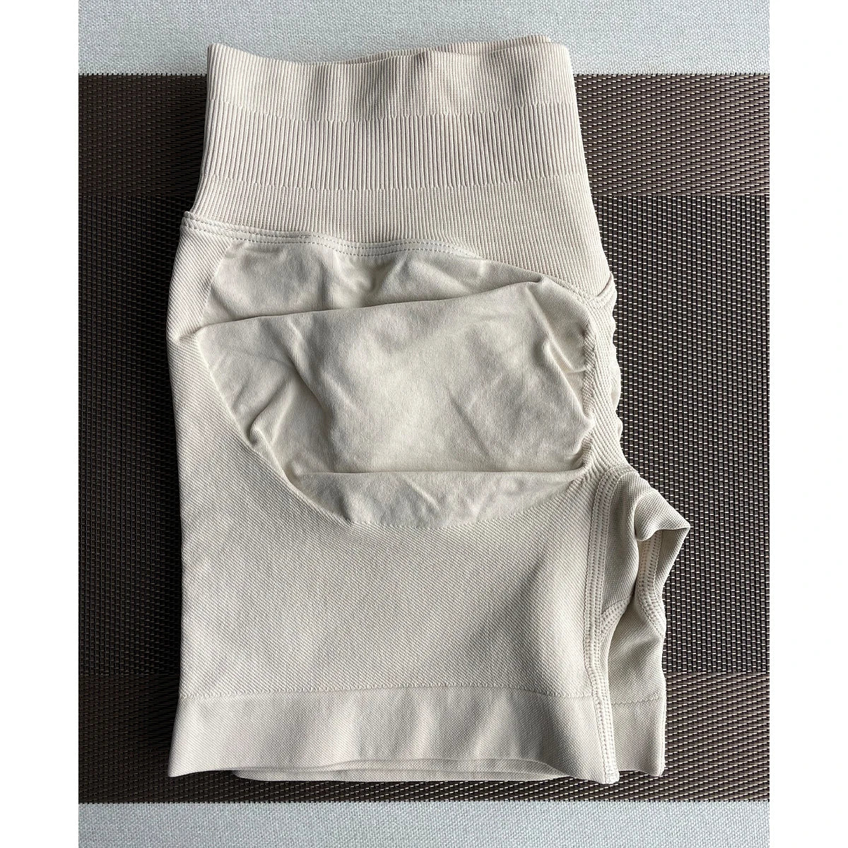 TKITK Shorts Nahtlose Yogahosen Damen Fitness Outfits Shark Bite Shorts für Fitnessstudio Laufen Radfahren Leggings