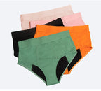 3 Stk./Set Menstruationshöschen Damen sehr starke Blutung Menstruationsunterwäsche High Waist Auslaufsicher Period Panties für Mädchen Set