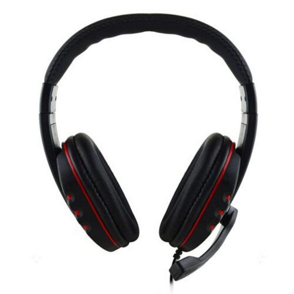 Kopfhörer 3,5mm Kabelgebundenes Gaming Headset Ohrhörer Musik für PS4 Playstation 4 Spiel PC Chat Computer mit Mikrofon