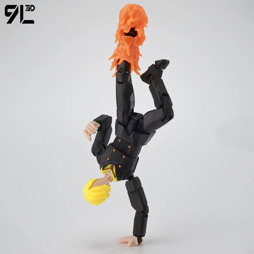 9L3D Gedruckte Anime One Piece Naruto Demon Slayer Dummy13 Lucky T13 Bewegliche Shapeshift Actionfiguren Mannequin Spielzeug Sammlerstücke