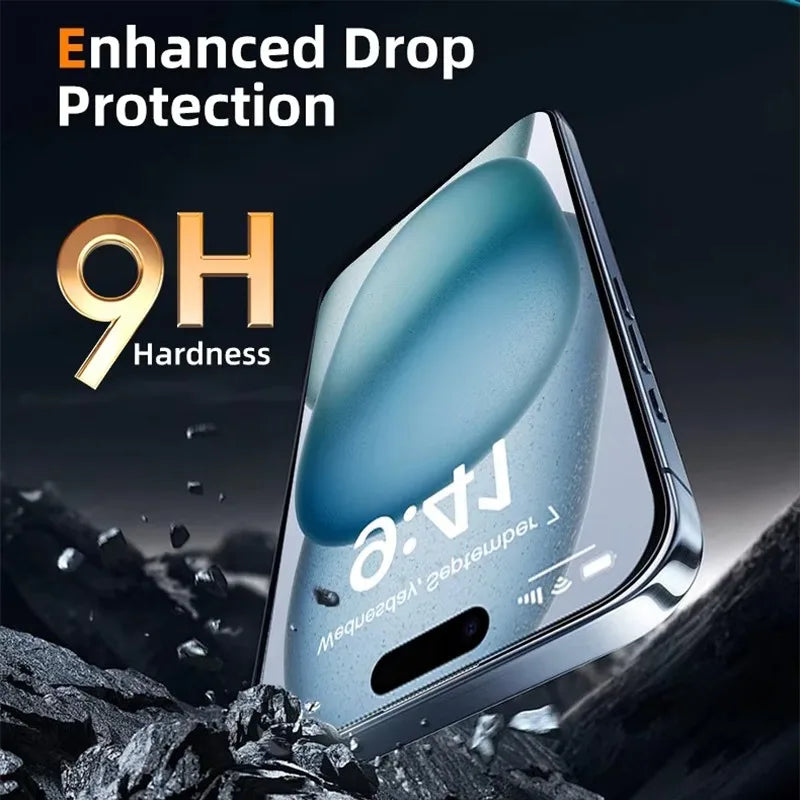 3 Stück Displayschutzfolie für iPhone 17 ProMax 17 PRO HD Panzerglas Vollständige Kantenabdeckung Einfache Installation für iPhone 17/16 Hülle