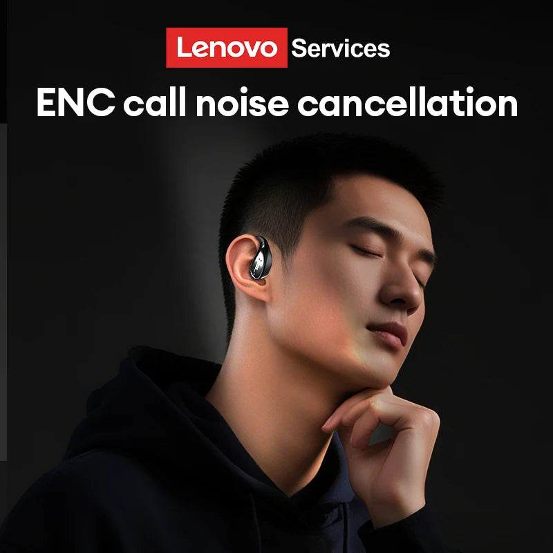 New Lenovo LE505 Wireless Bluetooth V6.0 Headphones ENC Noise Cancellation Low Latency Earbuds Long Battery Life Sport Earphones