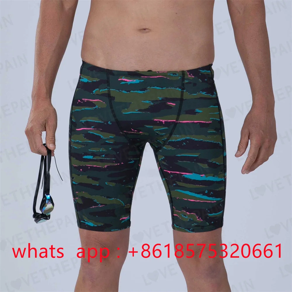 Zootekoi Herren Badehose Trainings-Badeshorts Strand-Badehose Schwimmhose Jammer Sommer Sport Surfhose Shorts 2024