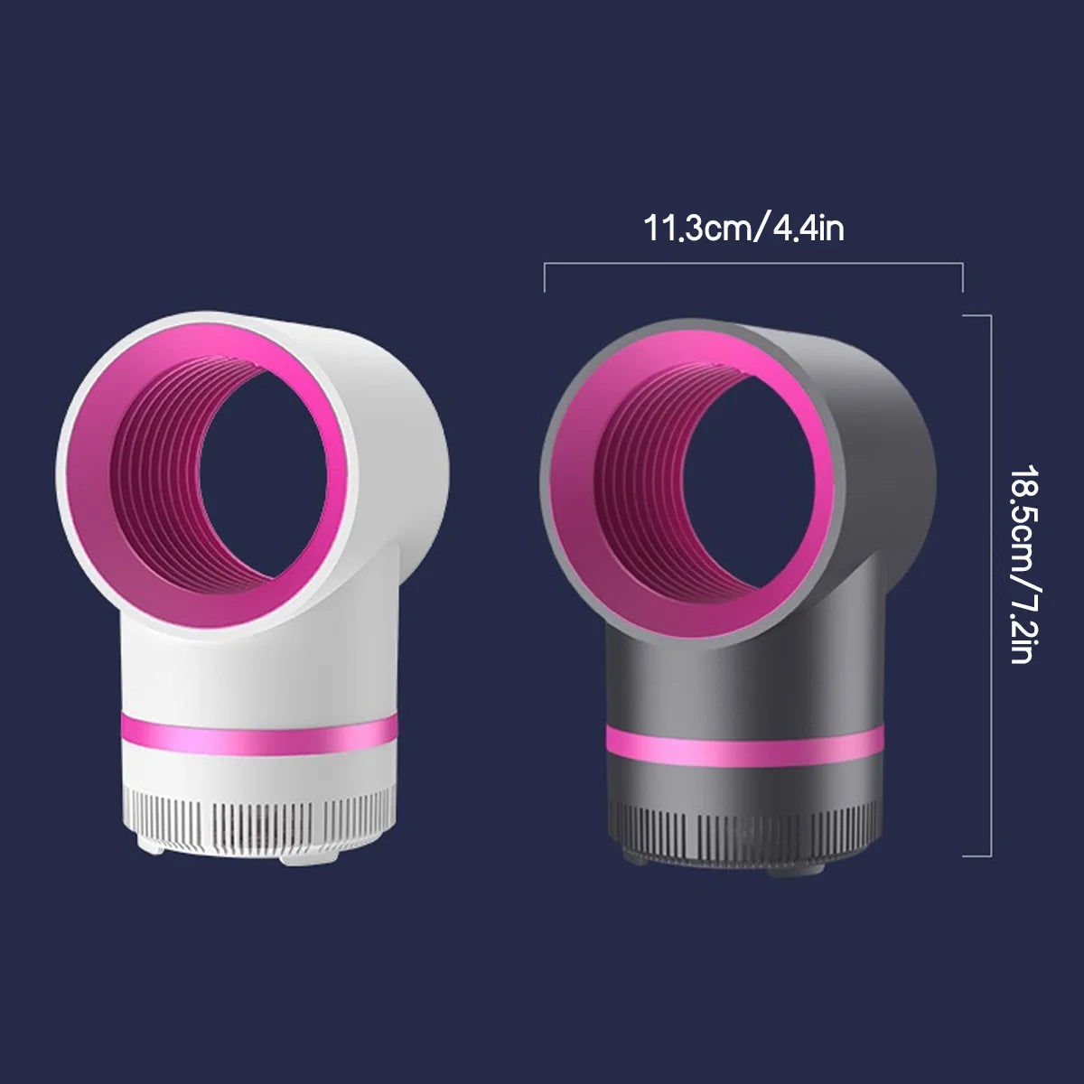 Neue USB elektrische Mückenlampe für den Heimgebrauch Leistungsstarke Saug-Graviditätsfalle Tragbare wiederaufladbare leise Mückenfalle
