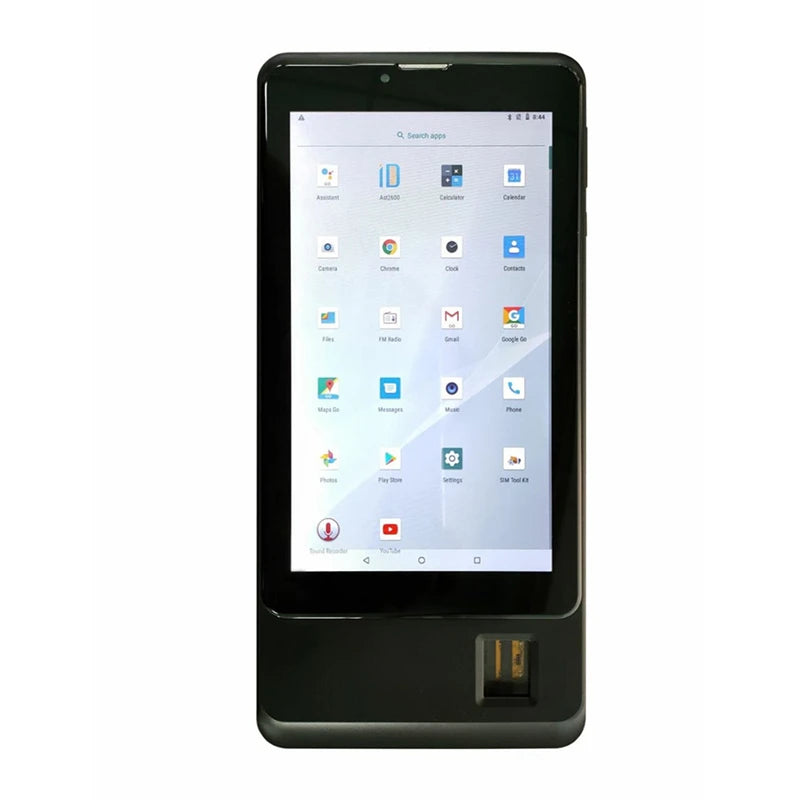Günstigstes 7" 4G Fingerabdruck Telefonanruf Tablet PC Android 8.1 GSM Quad Core WIFI 1GB RAM 8GB ROM Dual SIM 4000mAh