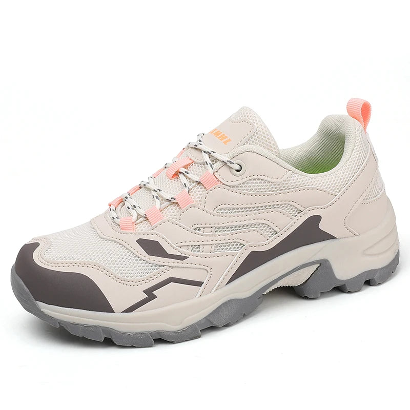 Non Slip Hiking Shoes Woman Summer Outdoor Trekking Shoes Women Mesh Breathable Mountain Shoes Trail Climbing