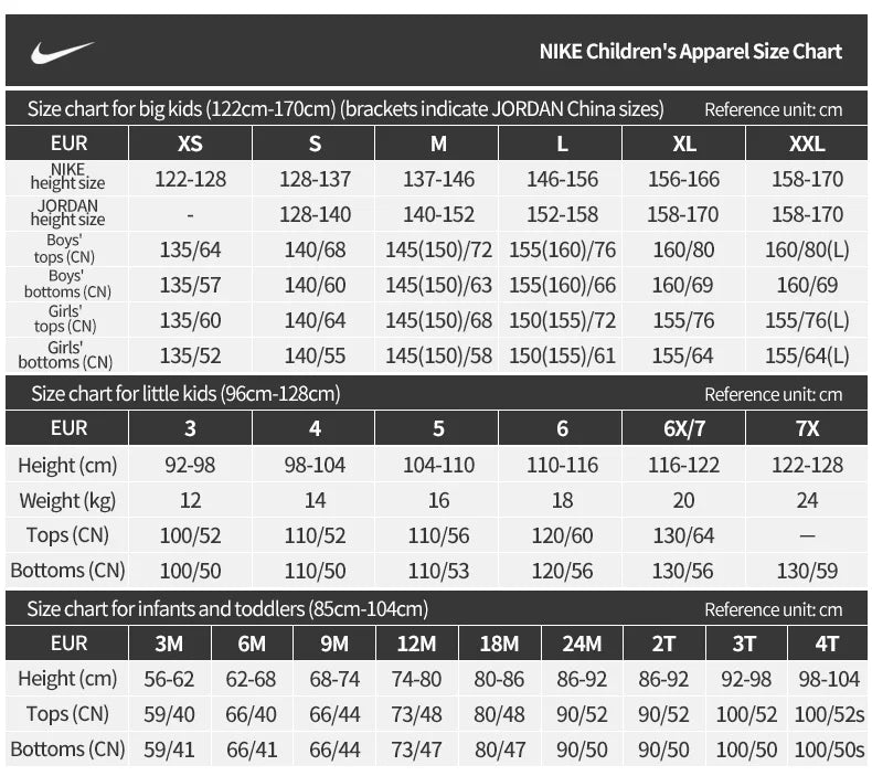 Nike genuine summer children's retro sports logo printed straight leg shorts HA5017-023