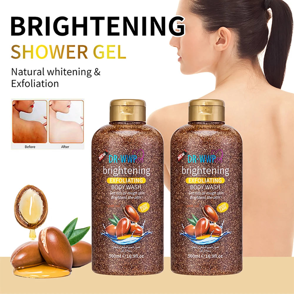 500ml Rose Kojisäure Lavendel Duschgel Tiefenreinigung Aufhellung Peeling Körperwaschmittel Peeling Körperpflege Duftende Hautpflege