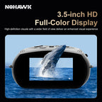 NOHAWK 2K Digitales Nachtsichtfernglas mit Laserentfernungsmesser, 4-stufig einstellbarem Infrarot, Foto-/Videoaufzeichnung für die Jagd