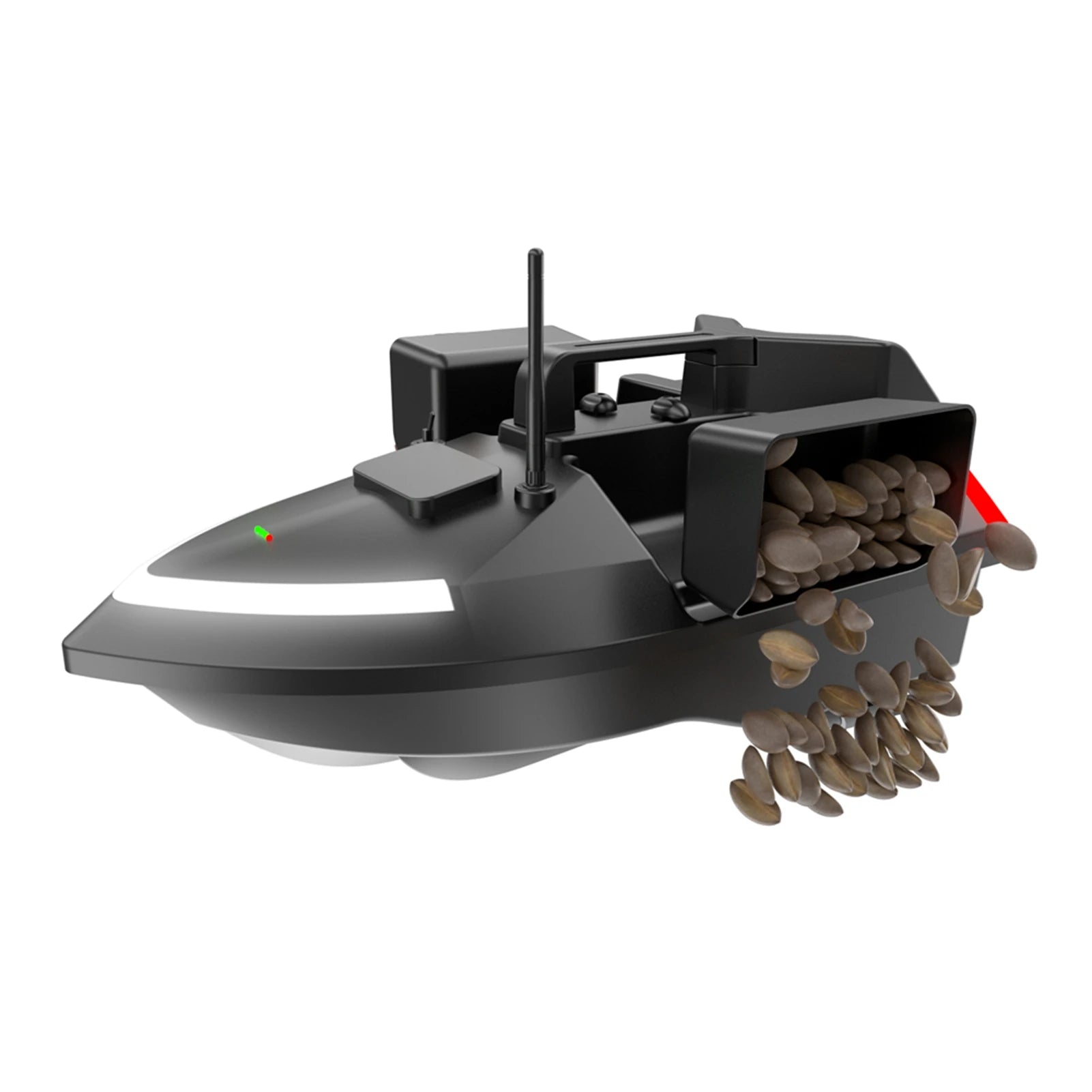 Modernes GPS-Futterboot mit 3 Köderbehältern, 12000mAh kabelloses Futterboot mit automatischer Rückkehrfunktion, verschiedene Stile
