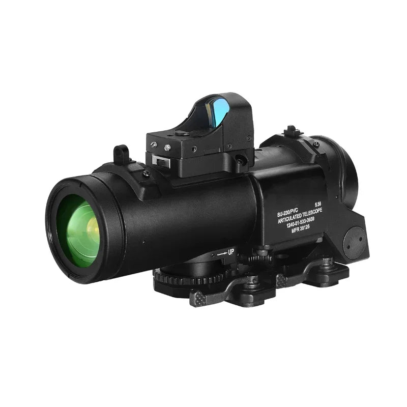 1-4x variables Zielfernrohr mit Mini-Rotpunktvisier Red Dot Sight Jagdvisiere