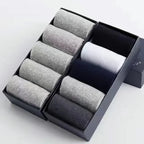 20 Stück/Los Herren Socken aus reiner Baumwolle Übergröße Einfarbig Freizeit Business Lange Socken Atmungsaktive Weiche Herrensocken EU39-48