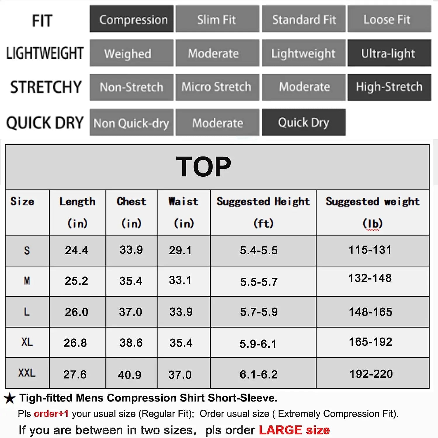 Herren Kompressionsshirts Langarm Workout Gym T-Shirt Laufshirt Cool Dry Sport Unterhemd Sportlicher Baselayer