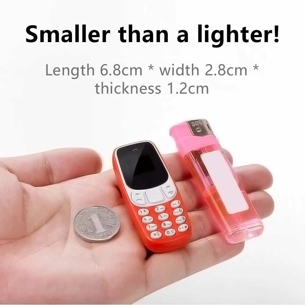 SERVO BM10 Mini-Handy 2 SIM-Karten Bluetooth-Kopfhörer Stimmwandler Dialer Geringe Strahlung Tonaufnahme Kleines Mobiltelefon
