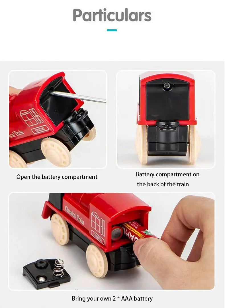 44 Teile/Set Elektrische Eisenbahn Schienensets Zusammenbau Schienenwagen Spielzeug Junge Pädagogisches Simulationsmodell Weihnachts-Geburtstagsgeschenk