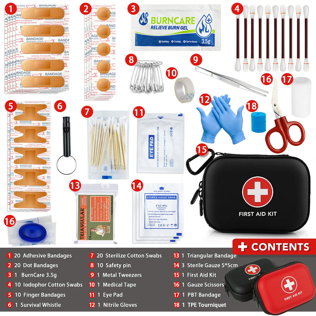 Erste-Hilfe-Set Mehrzweck-Notfall-Medizinische Tragbare Medizinische Tasche Outdoor-Multifunktions-Hausnotfall edc Camping Wandern