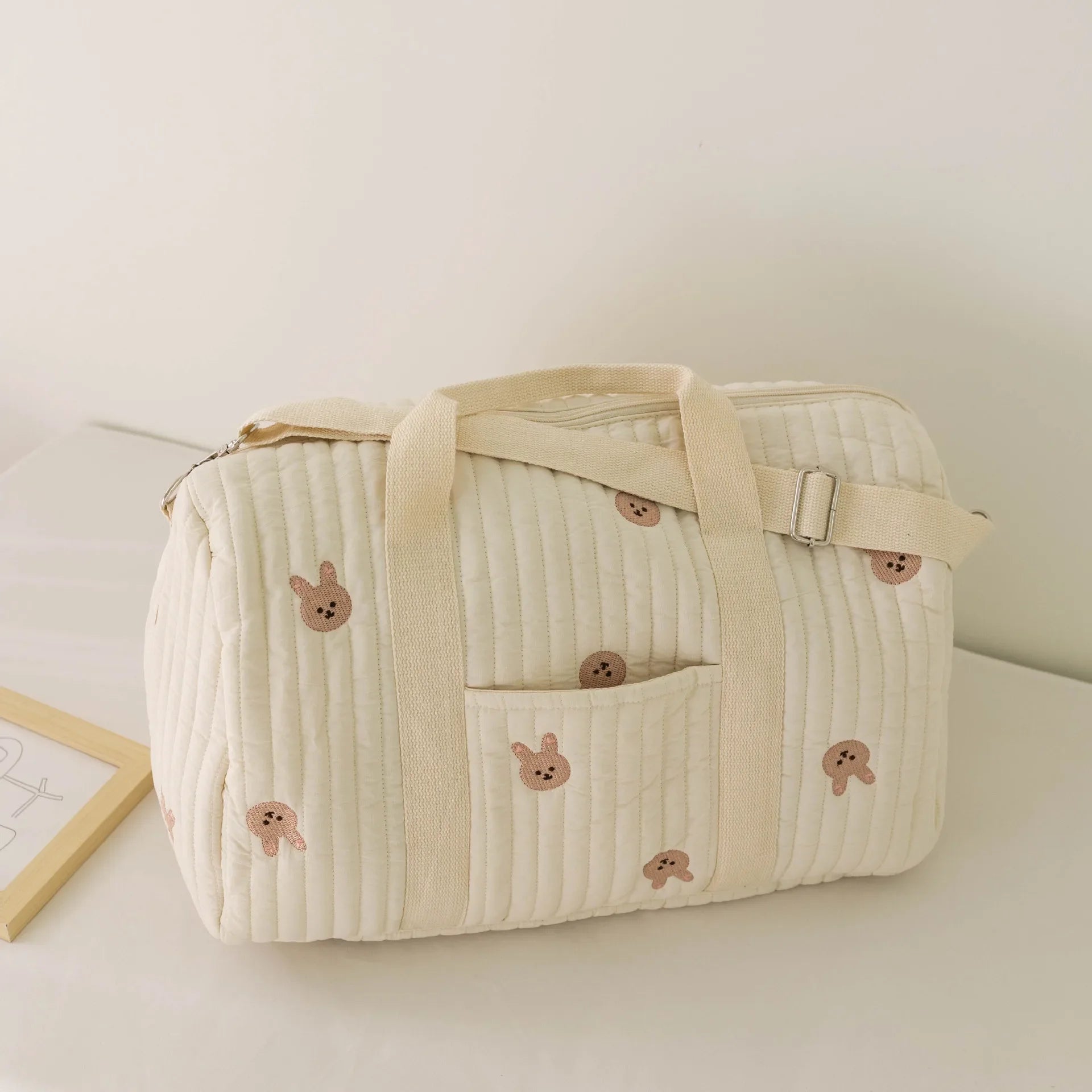 Große Wickeltasche Umstands-Baby-Windel-Aufbewahrungstasche Großes Fassungsvermögen Babyartikel-Organizer Damen-Reisetasche Multifunktionale Handtasche