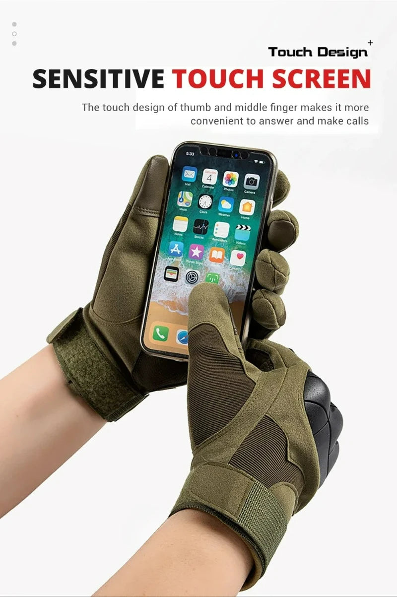 Motorrad Camping Radfahren Wandern Klettern Taktische Handschuhe Touch Design Fitness Schutz Sport Jagd Handschuhe
