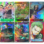 One Piece Roronoa Zoro Serien-Set Championship Treasure Cup Promo Anime Sammlerstücke DIY Replik-Karten Texturkarte