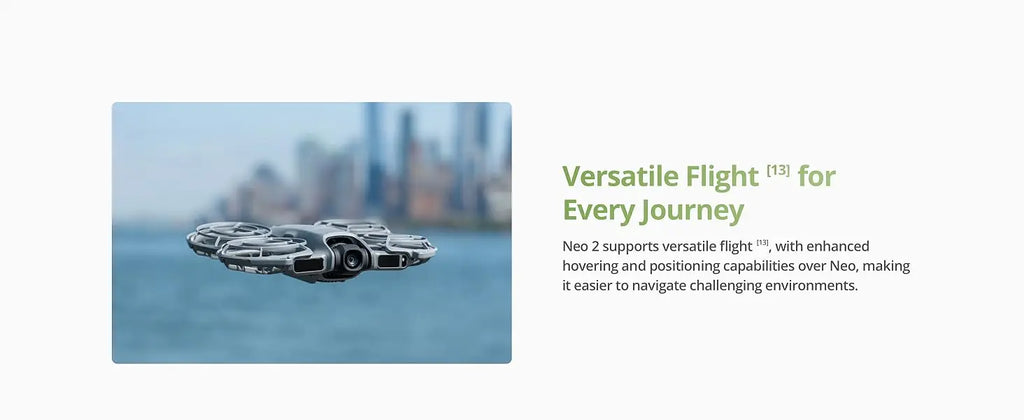 DJI Neo 2 Drohne Kamera-Drohne 4K Stabilisiertes Video 151G Leicht & Tragbar Vollumfassende Propellerguards NEO 2 Neu Original C0