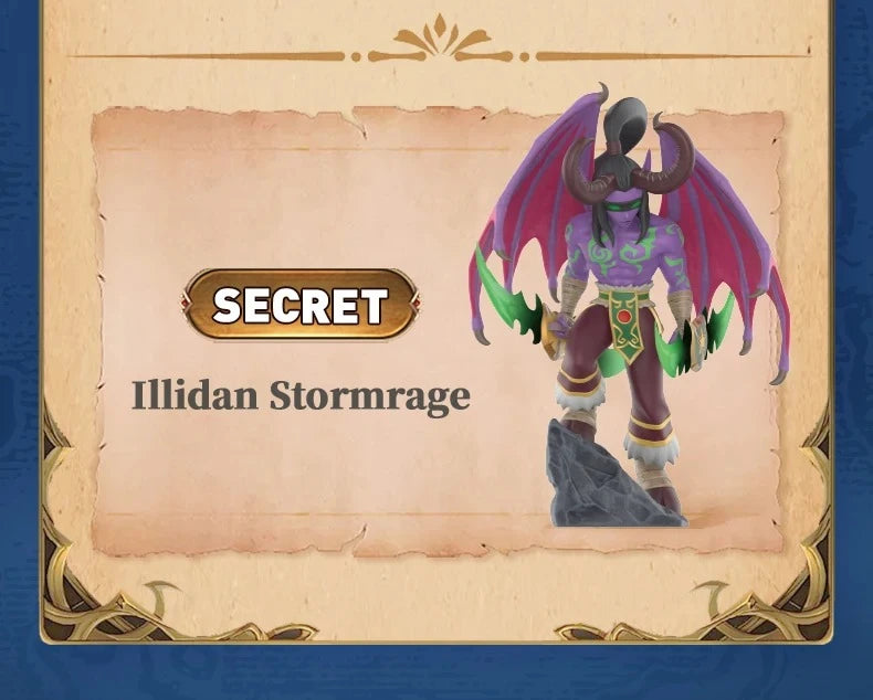 POP MART World of Warcraft Classic Blind Random Box Spielzeug Ornamente Actionfigur Mystery Box Caja Caixa Überraschungstüte für Jungen Geschenk