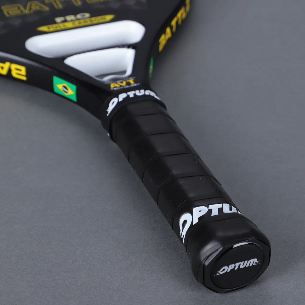 OPTUM BATTLE 12K Carbonfaser-Strandtennisschläger mit rauer Oberfläche und Abdeckungstasche