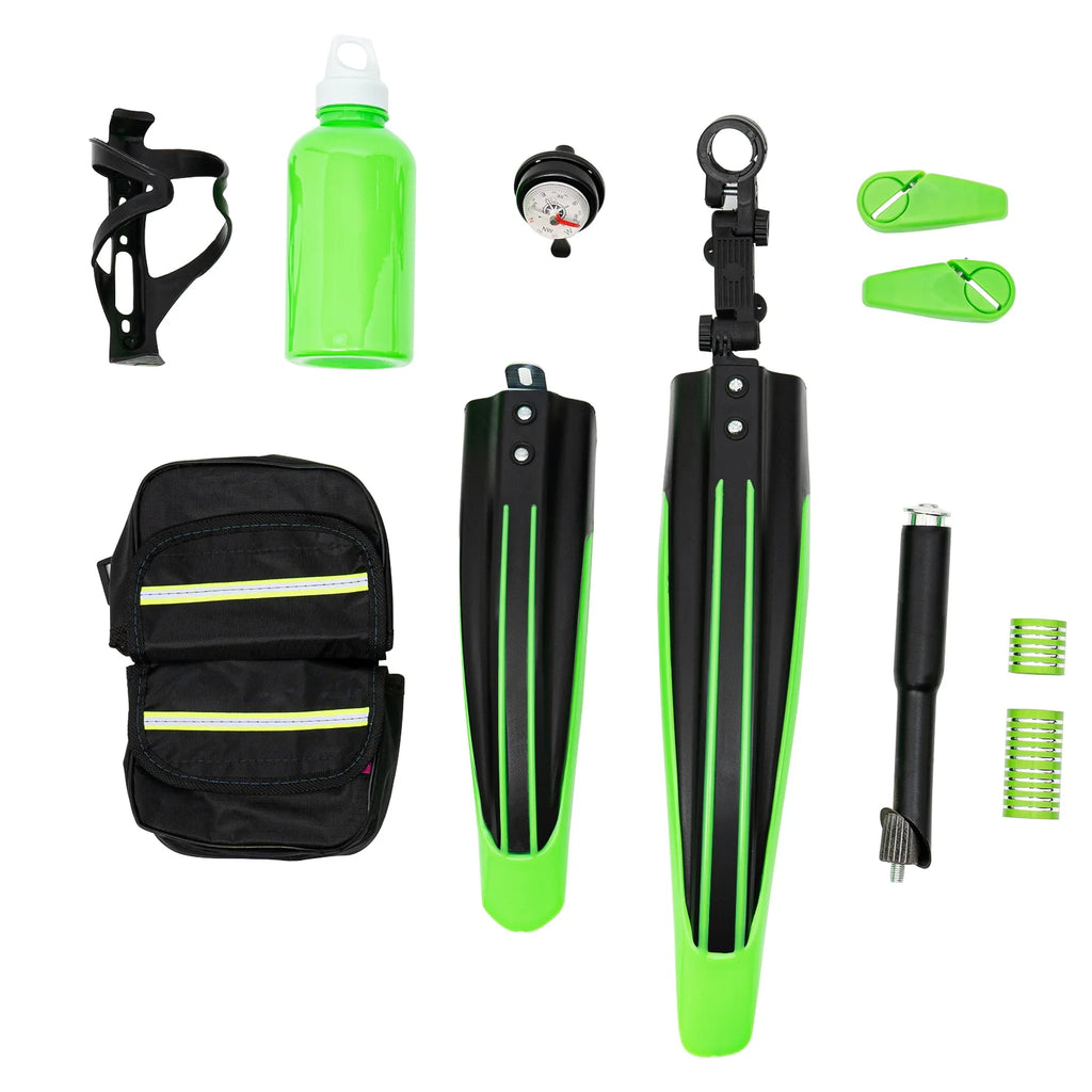 20 Zoll Mountainbike 7 Gänge, Verstellbarer Sattel Kinderfahrrad mit Schutzblechen und Flaschenhalter für Jungen und Mädchen 8-13 Jahre