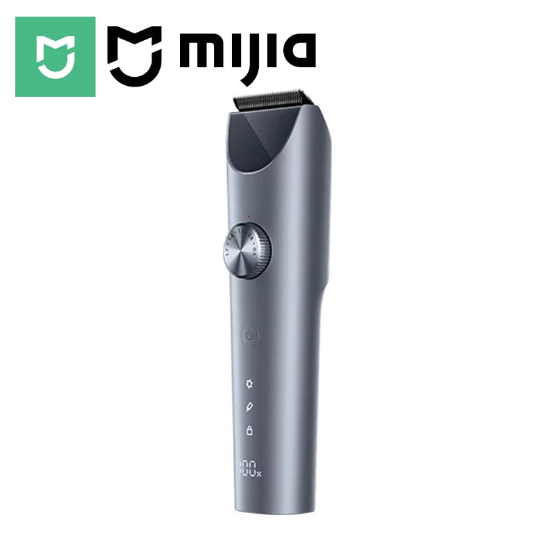 MIJIA Haarschneidemaschine 2 Schneidemaschine Trimmer Professionelle Haarschneider Titanlegierungsklinge Wiederaufladbarer Bartschneider