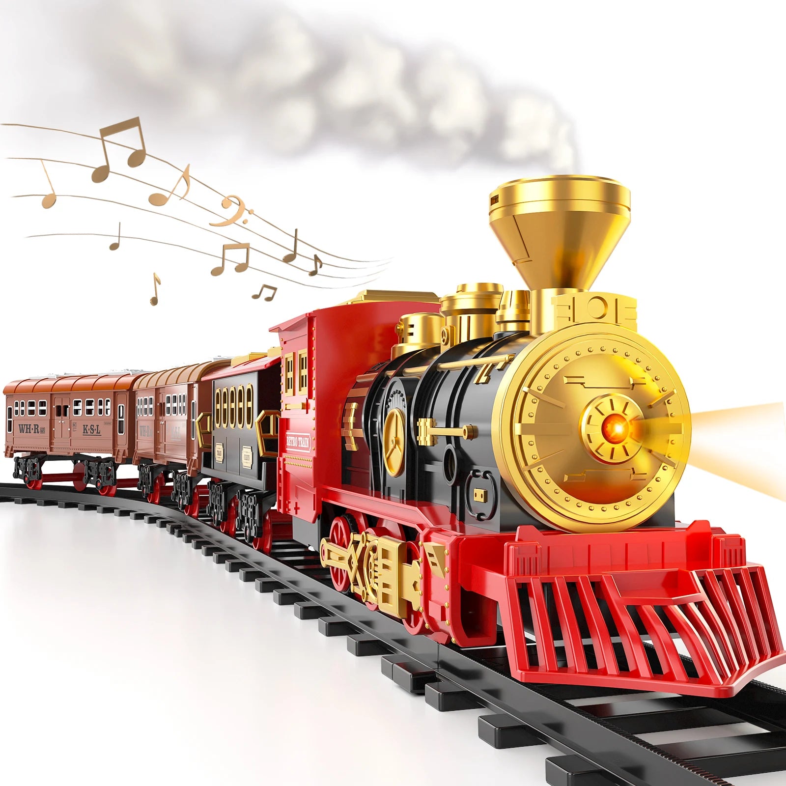 Elektrischer Spielzeugzug, Auto, Eisenbahn, Dampflokomotive, Druckgussmodell, Lernspiel, Kinderspielzeug und Jungen-Spielzeug