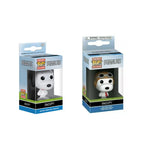 Neu eingetroffen FUNKO POP Pocket Schlüsselanhänger Peanuts Snoopy mit Hut neuer Snoopy Schlüsselanhänger mit Box Actionfigur Spielzeug für Ornamente