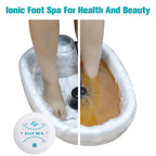 Detox Ionen Elektrische Fußbad Massager Maschine Fußbad Reinigungsfußspa Vibrations-Whirlpool Pflege Arrays Aqua Gesundheitstherapie
