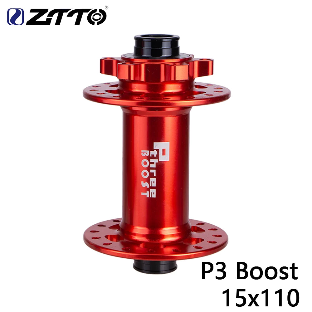 ZTTO MTB 32 Loch Scheibenbremsnabe Vorderradnabe 6-Loch Boost Nabe 15x110 Steckachse 15x100 32H Maza 9x100 QR gedichtete Lager