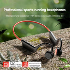 OnePlus Knochenschall-Headset Sportkopfhörer IPX8 wasserdicht Bluetooth 5.4 kabellose Kopfhörer Freisprechfunktion mit Mikrofon für Sport