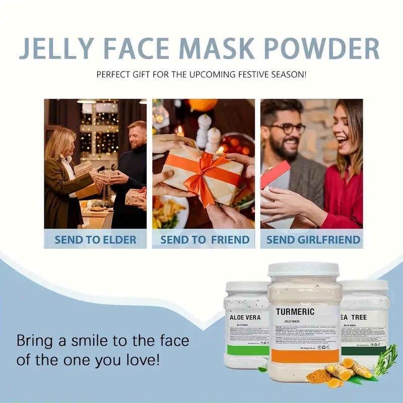 Hyaluronsäure-Gelee-Maske für das Gesicht, Feuchtigkeitsspendende Gel-Maske, Tiefenwirksame Feuchtigkeitspflege für die Haut, 311g.