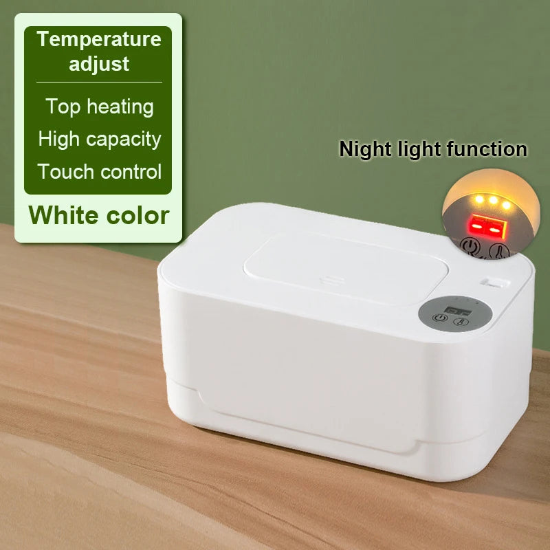 Baby Feuchttücherwärmer Spender Thermostat Wärmer Taschentuchbox Servietten Elektrische Heizung Isolierung Aufbewahrungsbox Halter
