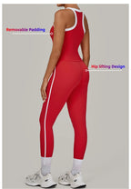 2PCS Damen Yoga-Set Hohe Taille Peach Hip Herausnehmbare Polsterung Sport-BH Hose Fitnessanzug Laufen Workout Gym Leggings Yoga-Set