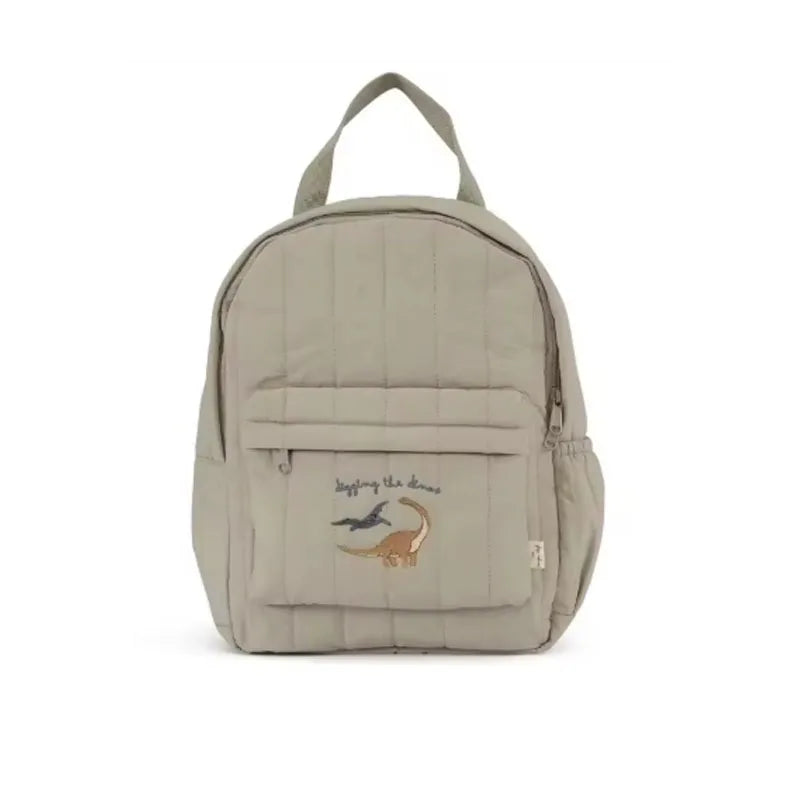 2025 Neues Design Cartoon Kinderrucksack Tierstickerei Muster Schultasche Jungen Mädchen Kleinkind Kindergarten Kinderrucksack