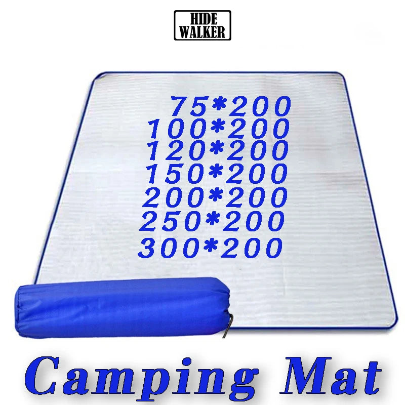 Aluminiumfolie Feuchtigkeitsdichte Unterlage Outdoor Camping Wasserdichte Zeltunterlage Tragbare Picknickmatte Leichte Wander Schlafunterlage