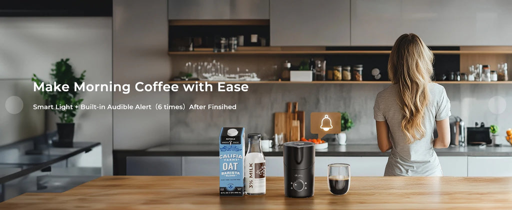 Milchaufschäumer und -erhitzer, 8-in-1 elektrischer Milchaufschäumer für Kaffee, 400 ml großes Fassungsvermögen, abnehmbarer Milchschäumer, spülmaschinenfest