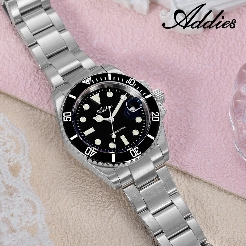 ADDIES Luxus Damenarmbanduhren Elegant Klassische 36mm Business Damenuhr BGW9 Leuchtend Wasserdicht Edelstahl Quarz Damenuhren