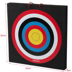 Toparchery 50x50x5cm EVA-Bogenschießscheibe – hochdichte, langlebige Schaumstoff-Schießscheibe für professionelles Jagdtrainingszubehör