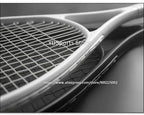 1x 27 Zoll Tennis-Racket, besaitet, Carbon-Aluminium-Legierung, Freizeit-Schläger, stoßfest, mit Tragetasche, für Erwachsene
