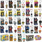 2026 Funko Schlüsselanhänger Ranger Rot Blau Pink Minion Kevin Otto Stuart Spider Spot Vash Ahsoka Inuyasha Homer Sam Sally Figuren Spielzeug