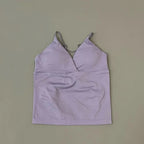 Vision Twist Front Longline Top Damen Gym Tank Yoga Oberteile Schnelltrocknend Dünne Träger Hochelastisches Lauf-Tanktop Push-up Fitness-Weste