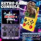 R36S Klassische Retro-Spielkonsole mit ARKOS System Videospiele Einzelkarte Tragbare Handheld-Spielkonsole Kindergeschenk 3,5 Zoll