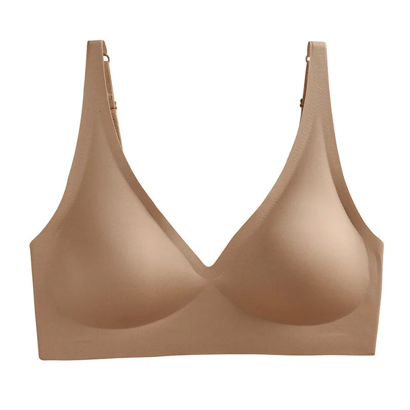 Sexy Nahtloser BH Ohne Bügel Verstellbare Drahtlose BHs Damen Unterwäsche Weiblicher Push-Up Gepolsterter Bralette Dessous Intimates
